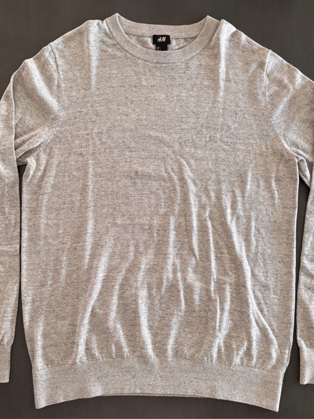 H&M Men's Crewneck Sweater - Heather Gray